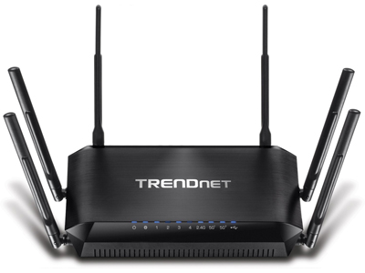 foto Router wireless para comunicaciones tribanda AC3200 de TRENDnet®.